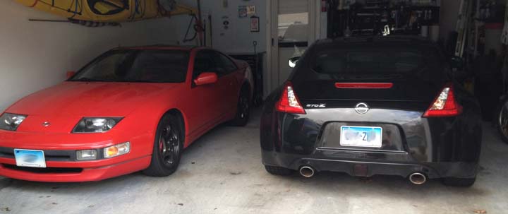 370Z with my former 1993 300ZX N/A