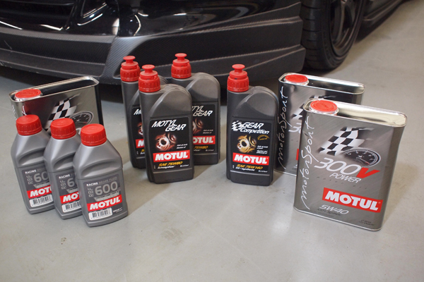 Motul oil change before track day