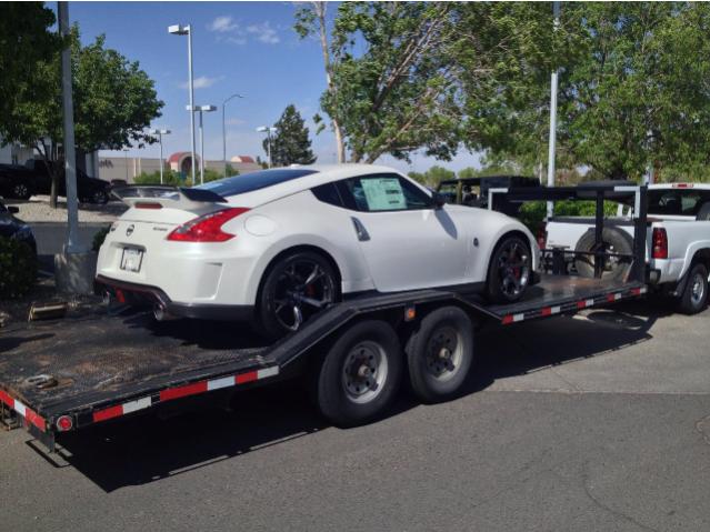 MY 2014 370z NISMO shipped and waiting for me to pick it up.