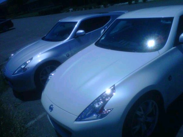 me and my friend... only two 370zs in our city =O