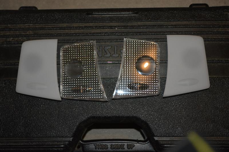 Map light lens compare (GTR clear>370Z OEM)