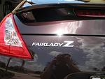 Mod 370Z emblem to Fairlady Z