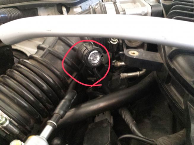 Intake tube bolt