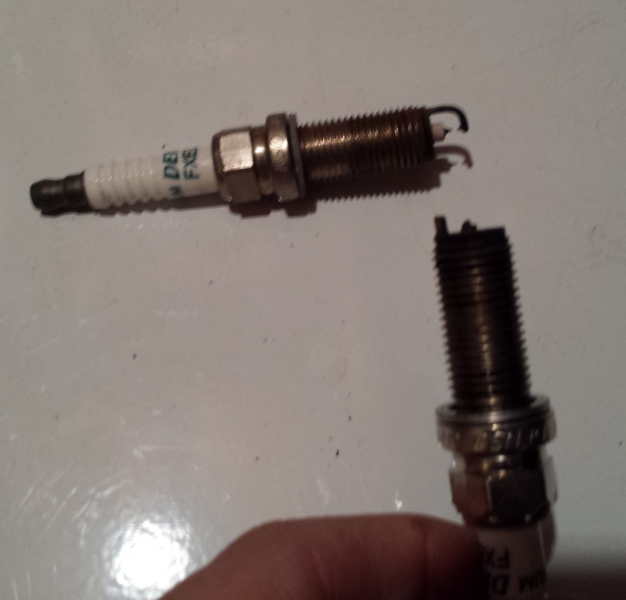 Busted spark plugs, yay!