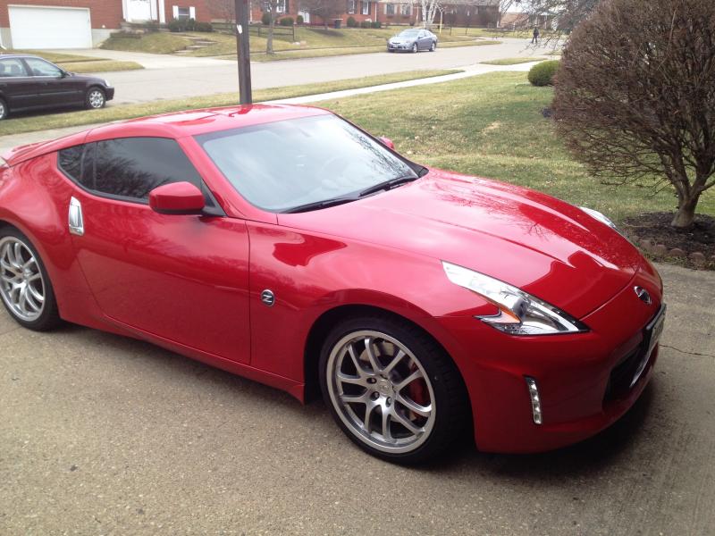 Winter Rays wheels from my old '06 G35 w/ some Blizzaks & windows tinted