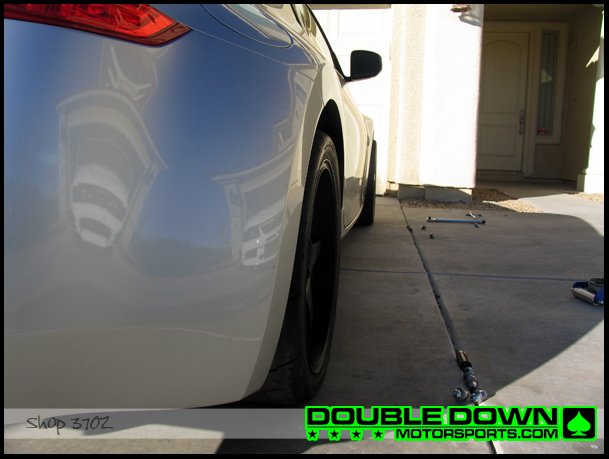 Test Fitment:  Axis Reverb wheels/tires off of the DoubleDownMotorsports.com Time Attack 350Z.

18" x 9.5" +27 front with 295/30/18 Toyo R888
18" x 10.5" +35 front with 315/30/18 Toyo R888