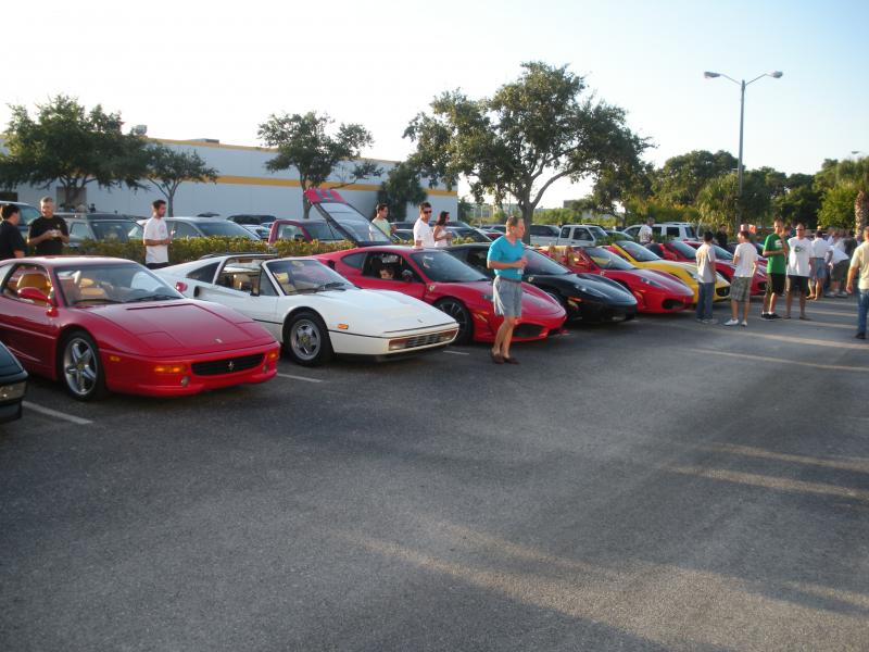 Lots of Ferrari's