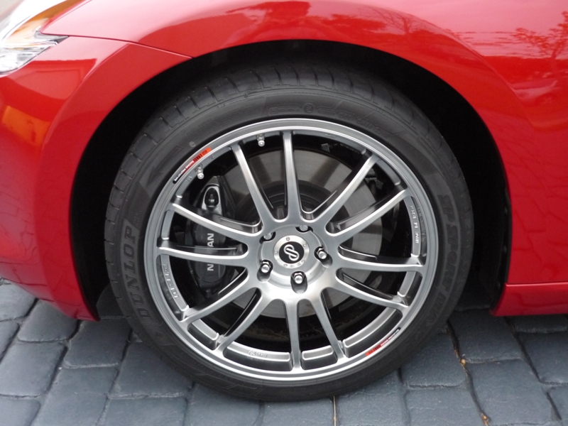 In Australia we get the crap 18" rims

I got Enkei GTC-01 rims in 19"
19 * 8.5 - 245/40/19
Dunlop Sport Maxx tyres