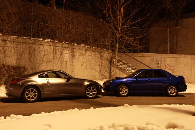 My Z and My Brothers WRX