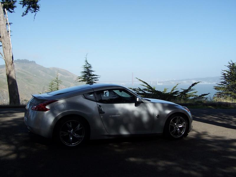 Taken from Fort Barry Golden Gate National Recreation Area. First exit off Golden Gate Bridge, head west. 

Answer to someone question Approximately six miles SSE from Muir Woods, along a different road. You need Hwy 1 Stinson Beach exit. A much better drive.