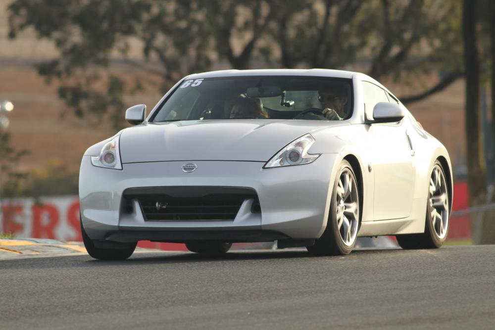 Parade lap with the little lady Turn 2