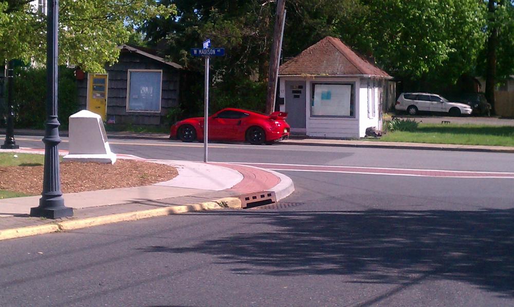 SPOTTED - 370z Amuse rear in Dumont NJ on Madison Ave facing east 4/17/12 looks awesome!