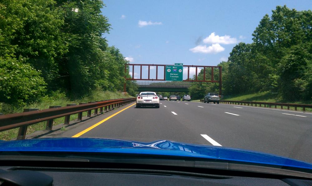 SPOTTED - GTR at exit 98 NB on the GSP 1:48pm 5/29/12