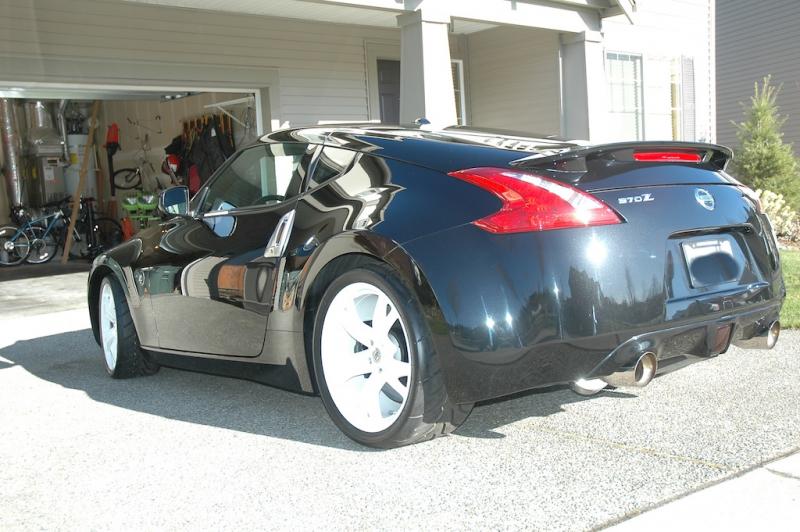 whoops, White wheels on my black car