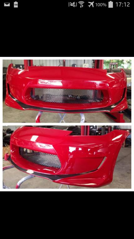 Custom car grills powder coated mesh