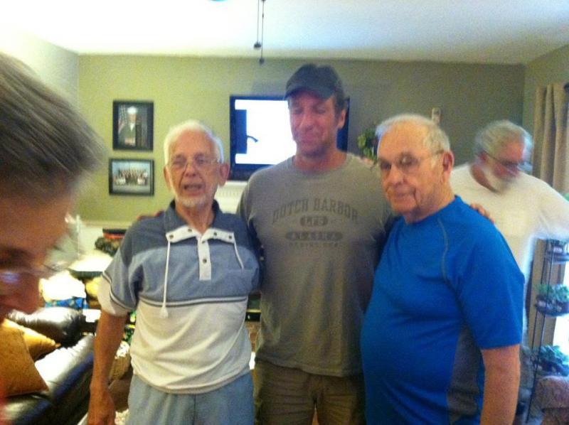 Mike in middle, his dad (uncle john) on the right)