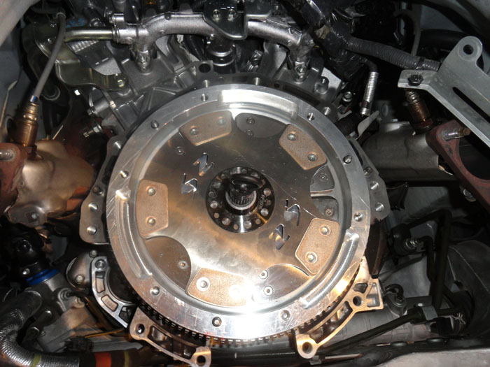 clutch disc in place