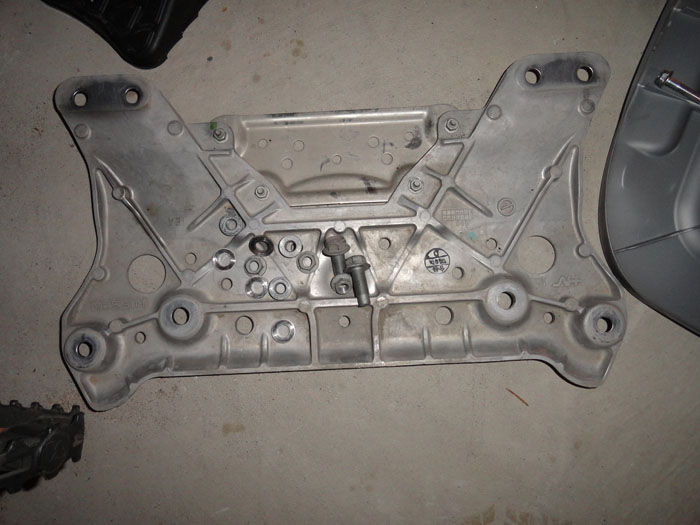 rear bottom engine splash plate