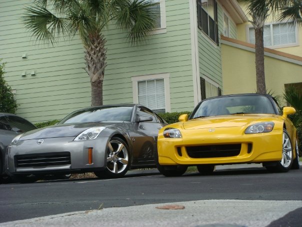 my 350z and friend s2000