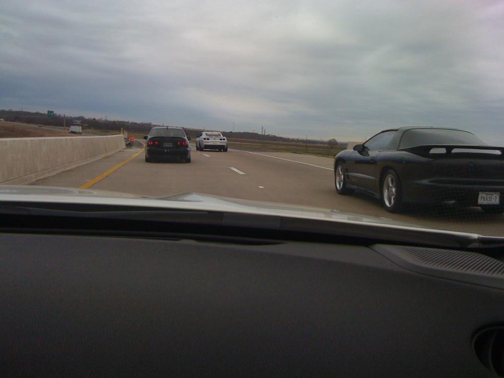 TransAm, Lexus 350 riding with us