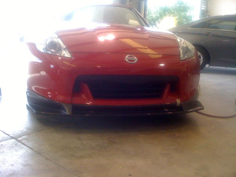 Test fit for CF front lip