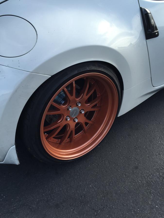 copper powdercoated 20in work gnosis gs4 by assassin IND