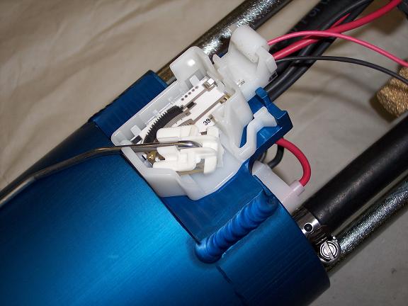 CJ Motorsports Twin Fuel Pump Kit. <cont> Installation of OEM level sensor demonstrated here.