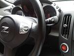 Nissan GT-R Red Engine Start/Stop Button Installed