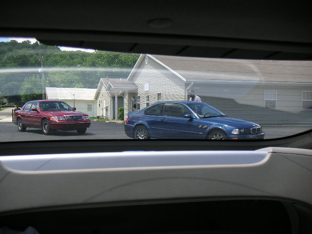 2004 KY, IN, OH Run....M3 took one for the team. Some one called the popo on us for speeding :)