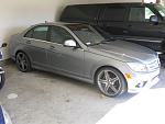 2008 Mercedes C300 Sport 4Matic w/ Mercedes SLK staggered 19" rims