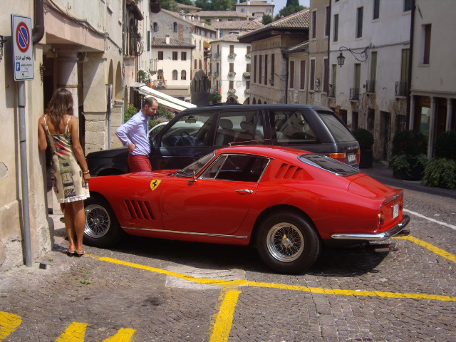 Vintage Ferrari I saw in Italy on vacation