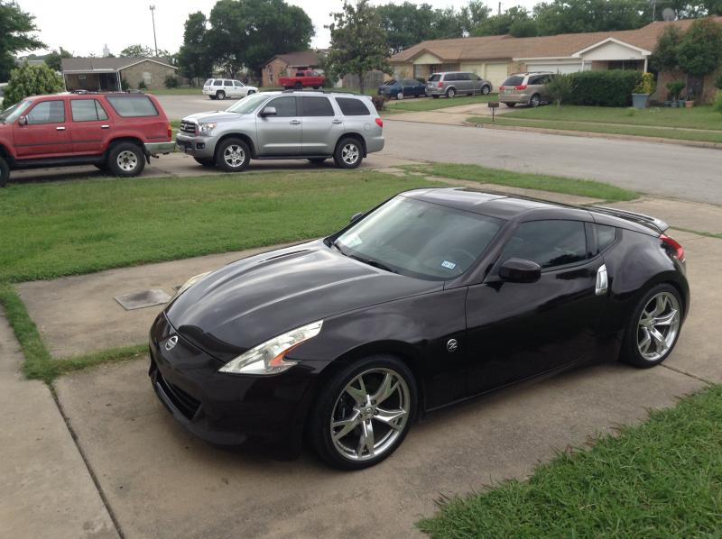 Lowered on Eibach Pro kit springs.
Photo taken May 23, 2015