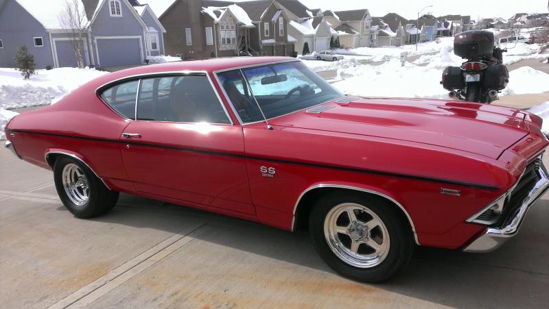 The chevelle the day it was sold.