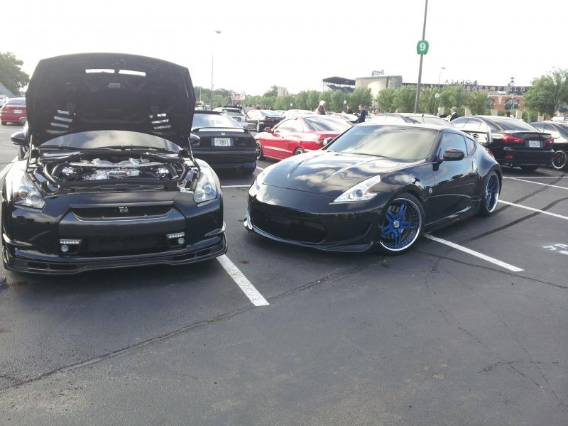 Import Alliance Spring Meet April 22, 2012 at Turner Field.
got to park next to one sick GT-R