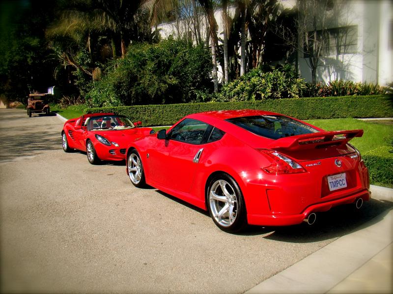 My Nismo and the Elise had private parking at the museum.