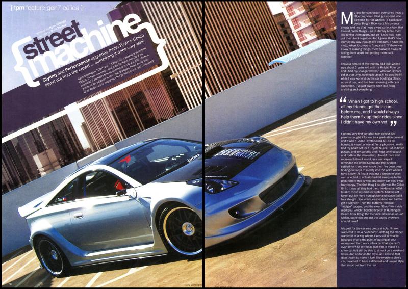 2010 Toyota Performance Magazine Feature - Full Bleed Page 1 & 2