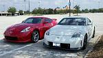 My 370z Nismo vs 350z Nismo front2