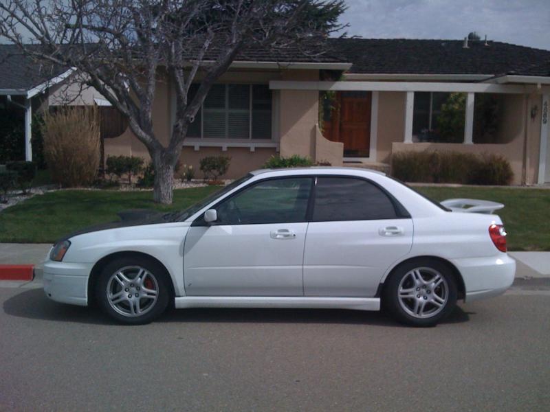 5th car Aspen white 04 WRX, engine blew at 85K+ Miles.