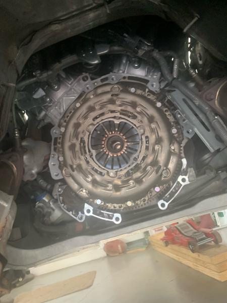 Stock clutch before I replaced it