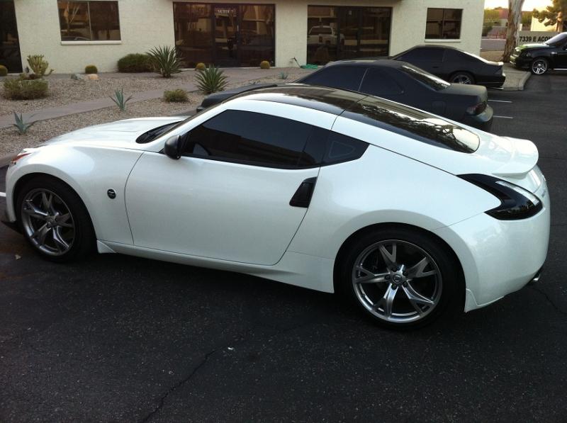 Door handles painted, 6% tint on sides and rear, 50% on windshield