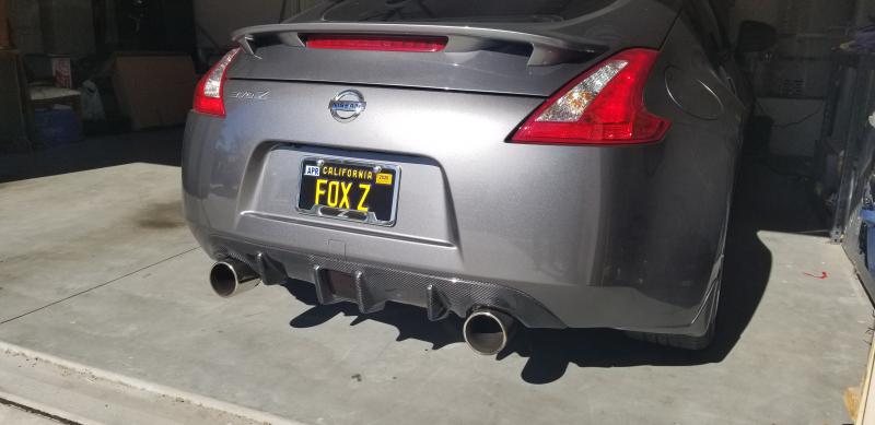 Fujimura carbon fiber rear diffuser