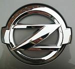 Custom Z emblem color matched backing