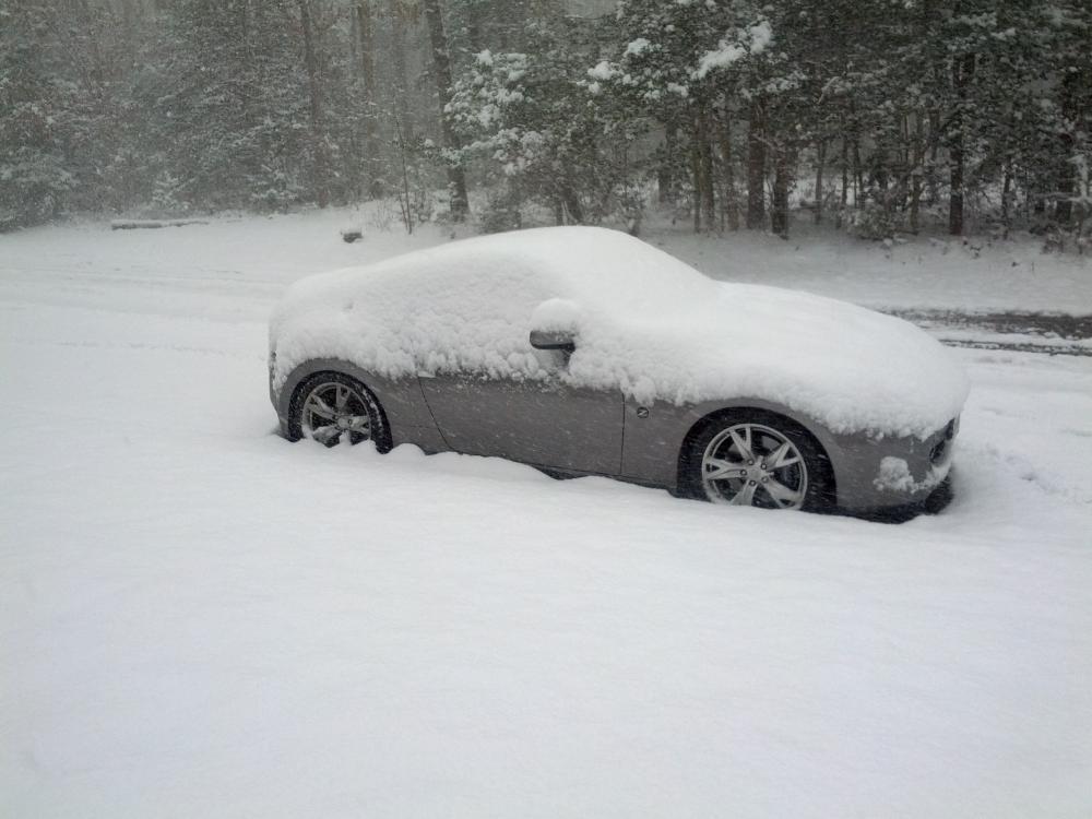 Little snow in NJ