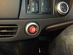 Red GTR start/stop push button