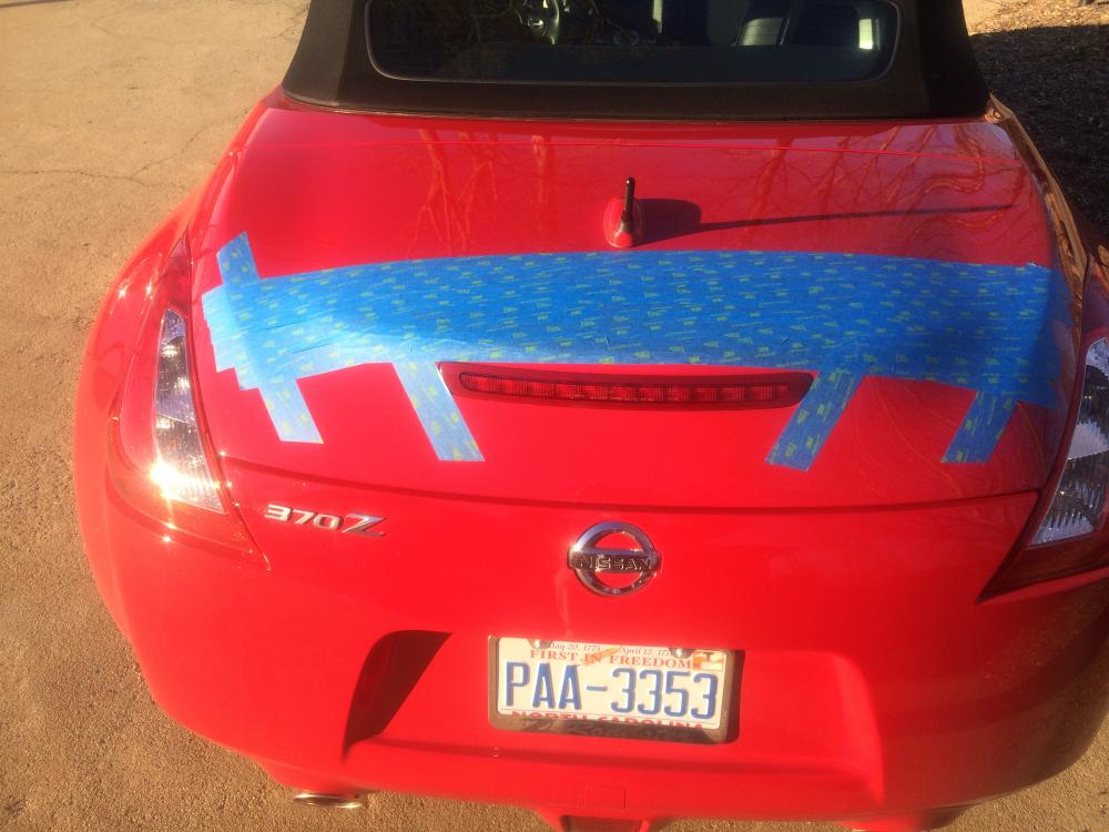 Taped up trunk