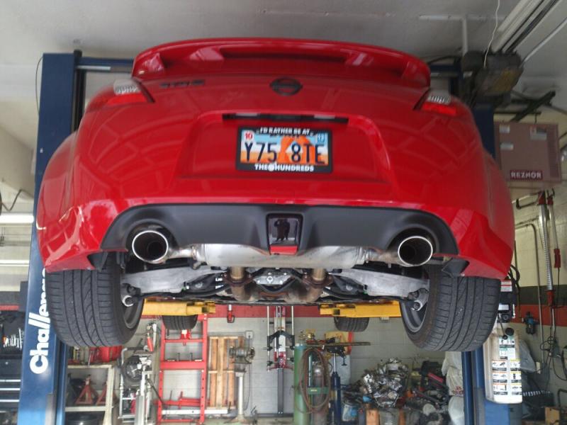 Before exhaust system