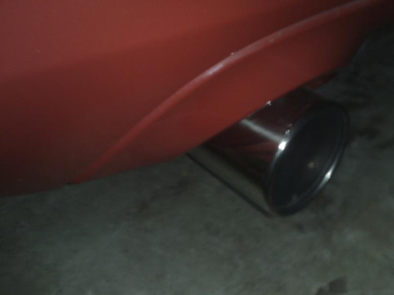 Left side Stillen exhaust (Dark Garage)