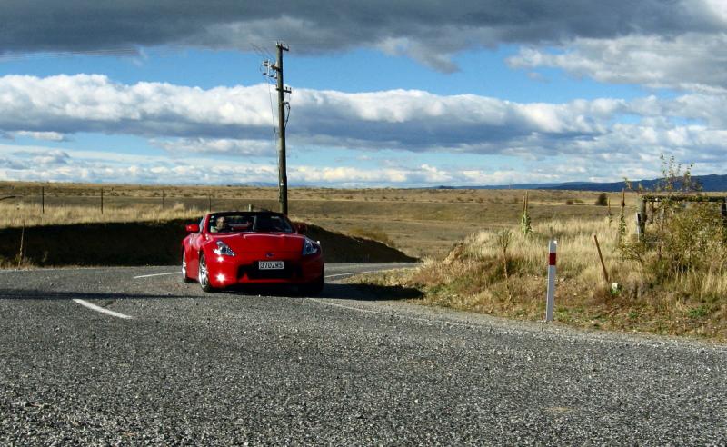 370z on road in Central Otago NZ