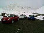 Lindis pass in the snow.