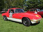 Lotus Elan Sprint lining up for the start of a Grass sprint.